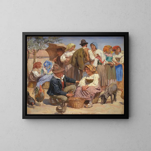 Marqué à Sora - Joakim Skovgaard — cuadro enmarcado en la pared