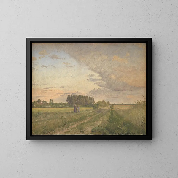 Paisaje de verano - Joakim Skovgaard — cuadro enmarcado en la pared