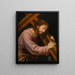 El Cristo llevando la cruz - Joan Macip — cuadro enmarcado en la pared