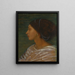 Head of Mulatto Woman - Joanna Mary Wells — framed artwork on a wall