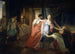 Proculeius preventing Cleopatra from stabbing herself - Joannes Echarius Carolus Alberti — artwork view