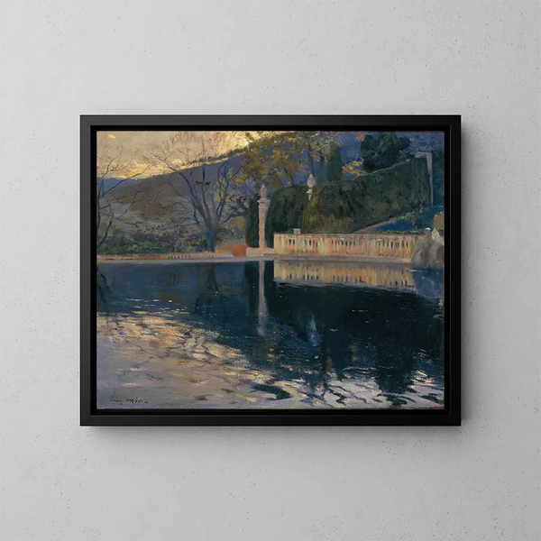 El Laberinto Horta Barcelona - Joaquín Mir Trinxet — cuadro enmarcado en la pared