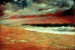 Fin de tarde junto al mar, La Ola Roja - Joaquín Clausell — vista de la obra
