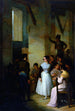 Danza en interior - Joaquín Domínguez Bécquer — vista de la obra