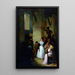 Danza en interior - Joaquín Domínguez Bécquer — cuadro enmarcado en la pared