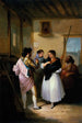 Maja y el torero - Joaquín Domínguez Bécquer — vista de la obra