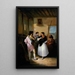 Maja y el torero - Joaquín Domínguez Bécquer — cuadro enmarcado en la pared