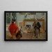 In the artist's studio - Joaquín González Ibáñez — framed artwork on a wall