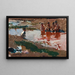 En el río - Joaquín Sorolla — cuadro enmarcado en la pared