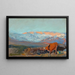 Las Zorreras Sierra de Guadarrama - Joaquín Sorolla — framed artwork on a wall