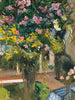 Lauriers rosas en el patio de la casa de los artistas - Joaquín Sorolla — vista de la obra