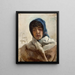 Portrait Painting - Joaquín Sorolla — framed artwork on a wall