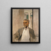 retrato de Charles M. Kurtz, director fundador de la Albright Art Gallery 1905-1909 - Joaquín Sorolla — cuadro enmarcado en la pared