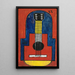 La Guitare - Joaquín Torres-García — framed artwork on a wall