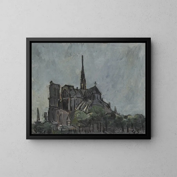 Notre-Dame - Joaquín Torres-García — cuadro enmarcado en la pared