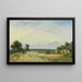 La Campagne nivernaise - Johan Barthold Jongkind — cuadro enmarcado en la pared