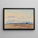 La Côte Saint-André - Johan Barthold Jongkind — framed artwork on a wall