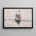 La Mer Honfleur - Johan Barthold Jongkind — cuadro enmarcado en la pared