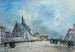 La plaza de la iglesia - Johan Barthold Jongkind — vista de la obra