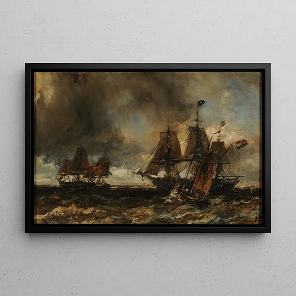El Grano - Johan Barthold Jongkind — cuadro enmarcado en la pared