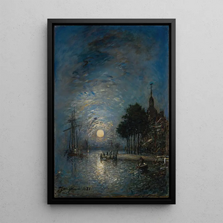 Johan Barthold Jongkind - Le Port De Dordrecht Au Crpuscule.webp