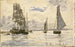 Port of Honfleur - Johan Barthold Jongkind — artwork view