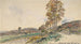 Ruta cerca de La Côte-Saint-André - Johan Barthold Jongkind — vista de la obra