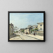 Rue Notre-Dame, Paris - Johan Barthold Jongkind — framed artwork on a wall