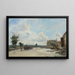 Rue Saint-Parize-le-Châtel near Nevers - Johan Barthold Jongkind — framed artwork on a wall