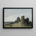 Ruins of Rosemont Castle - Johan Barthold Jongkind — framed artwork on a wall