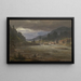 Hellefossen cerca de Hokksund - Johan Christian Dahl — cuadro enmarcado en la pared