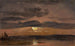 L'Elbe a la luz de la luna - Johan Christian Dahl — vista de la obra