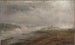 L'Elbe en una mañana brumosa - Johan Christian Dahl — vista de la obra
