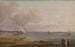 Vista del Øresund cerca de las canteras de cal - Johan Christian Dahl — vista de la obra