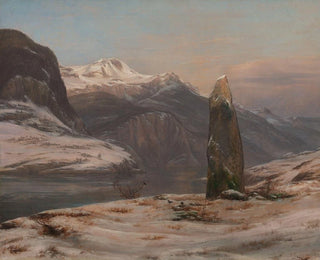 Johan Christian Dahl - Winter at the Sognefjord.webp