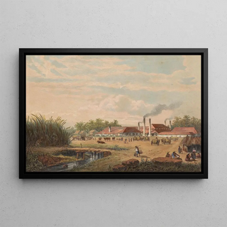 Johan Conrad Greive - Pangkafabriek nabij Tegal op MiddenJava Suikerfabriek Pangka.webp