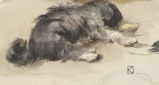 Johan Danil Koelman - Slapende hond van achteren gezien.webp