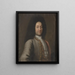 Gustave Funck 1670-1736 - Johan David Swartz — cuadro enmarcado en la pared