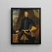 Charles XII 1682-1718 King of Sweden - Johan David Swartz — framed artwork on a wall