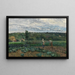 paisaje con campo de coles, Concarneau - Johan Ericson — cuadro enmarcado en la pared