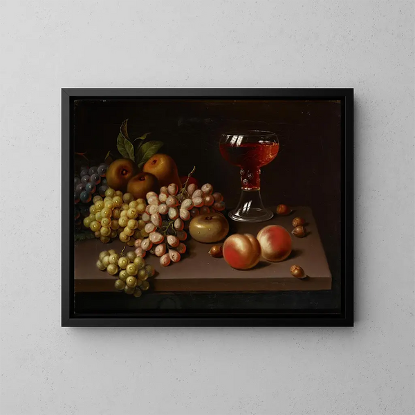 Naturaleza muerta con frutas según Jac Stockmann - Johan Erik Lindh — cuadro enmarcado en la pared