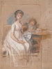 the Group Portrait Project by Regine Sophie Tutein f. Wraatz with her son Peter - Johan Frederik Clemens — artwork view