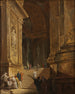 Una escalera de templo, pieza de arquitectura - Johan Gottlob Brusell — vista de la obra