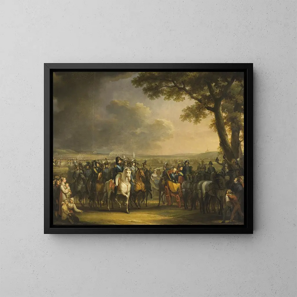 Revue sur Ladugårdsgränd, Estocolmo - Johan Gustaf Sandberg — cuadro enmarcado en la pared