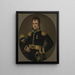 Carl von Dannfelt 1773-1841 oficial ayudante - Johan Gustaf Wiström — cuadro enmarcado en la pared