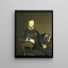 Gerard Johan Verloren van Themaat 1809-90 Miembro del Consejo provincial de Utrecht - Johan Heinrich Neuman — cuadro enmarcado en la pared