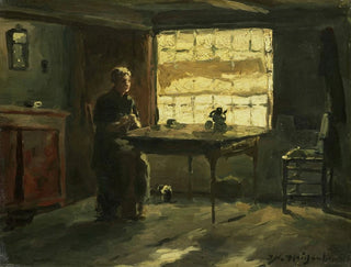 Johan Hendrik Weissenbruch - Boereninterieur.webp