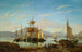 Ships in a port - Johan Jacob Bennetter — artwork view