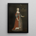 Beata Brahe 1599-1617 condesa - Johan Johansson Werner — cuadro enmarcado en la pared