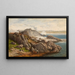 Marine Algae Burning - Johan Nielssen — framed artwork on a wall